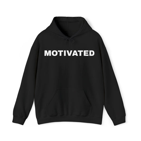 Black Motivated Unisex Heavy Blend™ Hooded Sweatshirt
