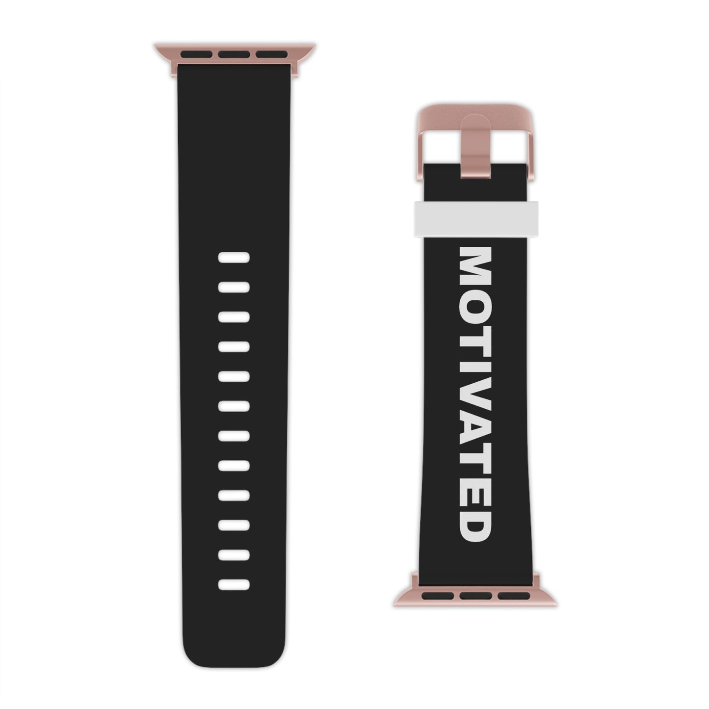 Black Motivated Watch Band for Apple Watch