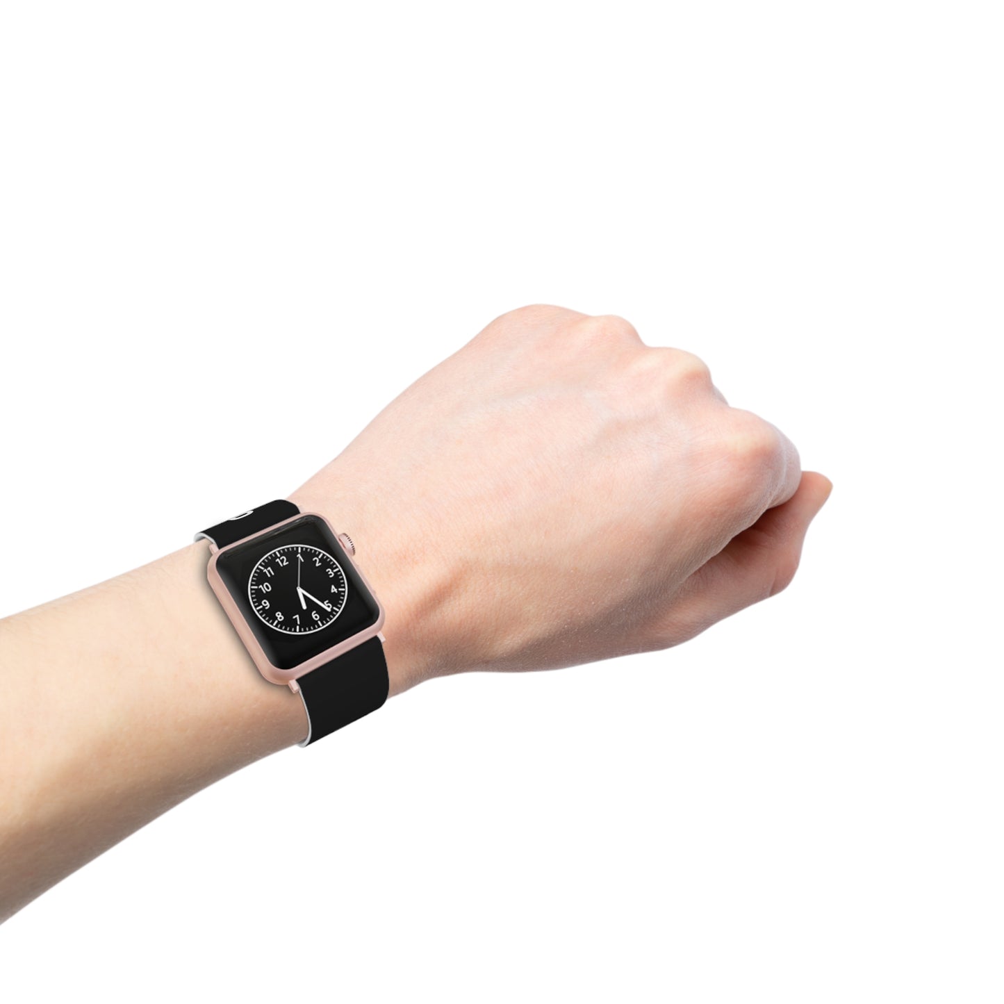 Black Motivated Watch Band for Apple Watch