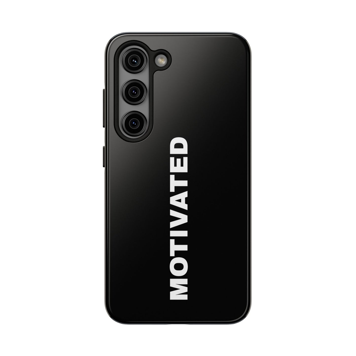 Black Motivated Tough Phone Case