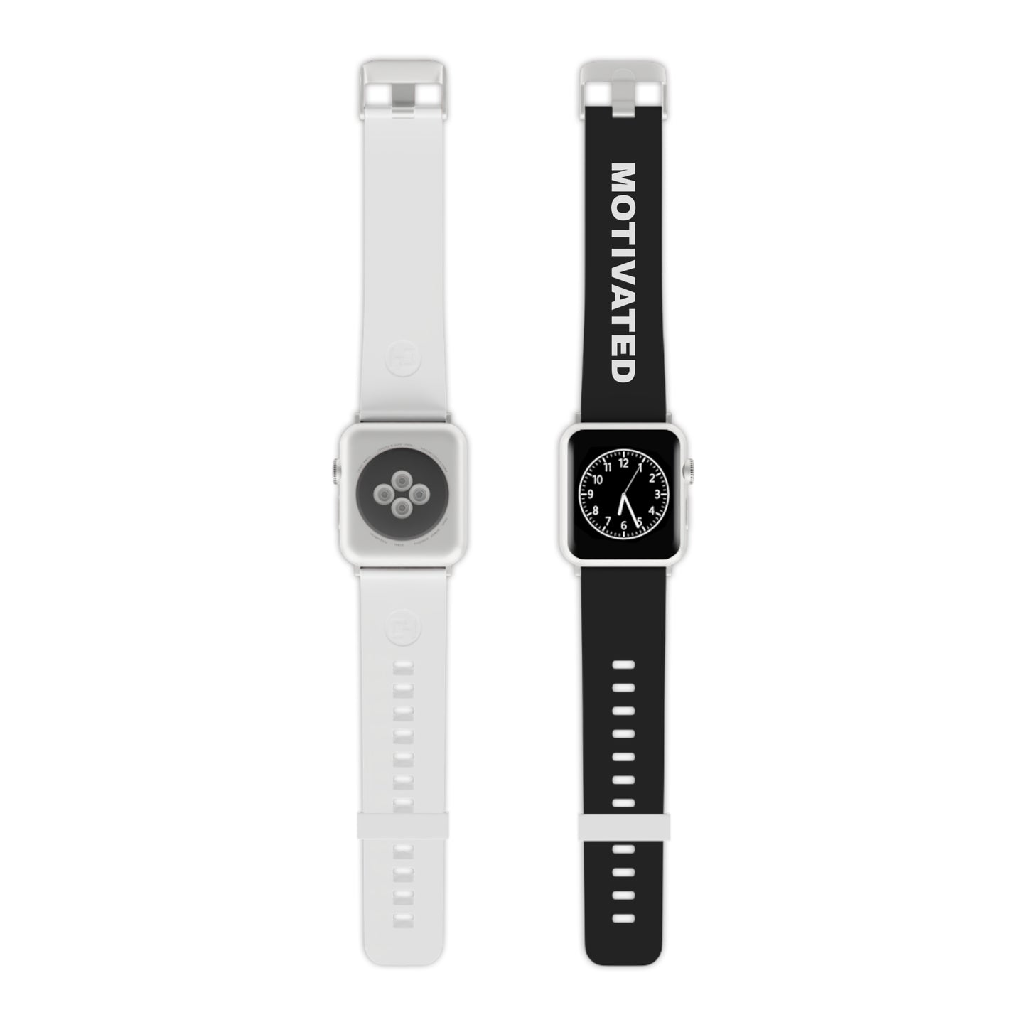 Black Motivated Watch Band for Apple Watch