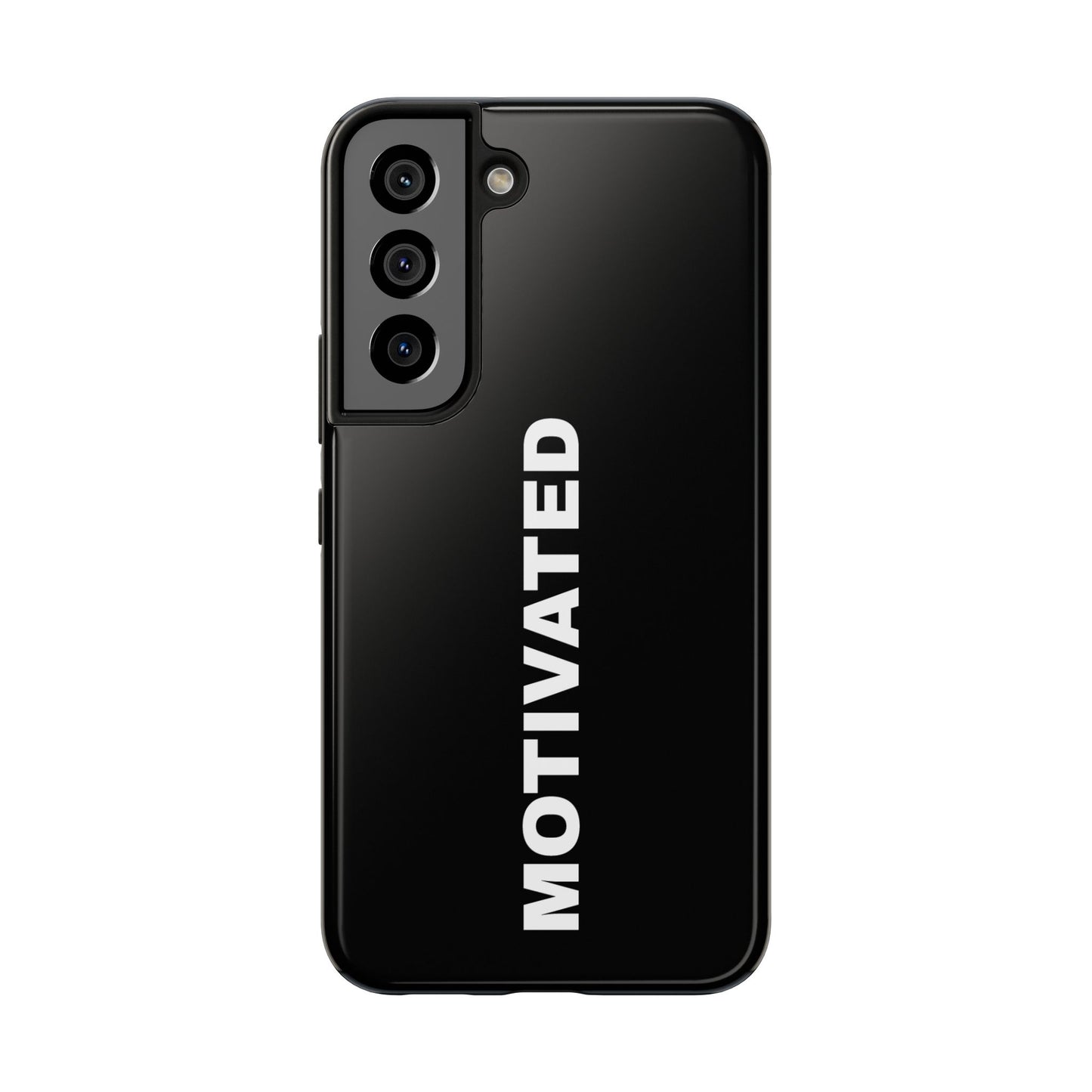 Black Motivated Tough Phone Case