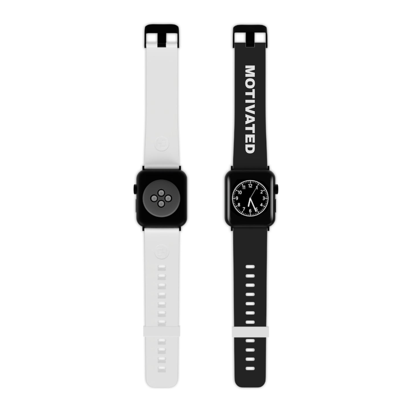 Black Motivated Watch Band for Apple Watch