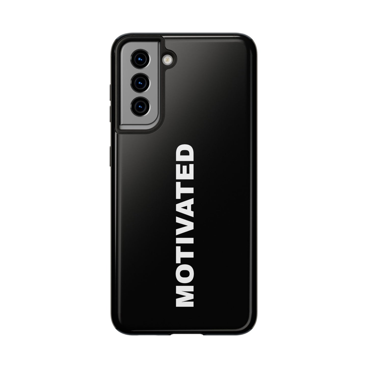 Black Motivated Tough Phone Case