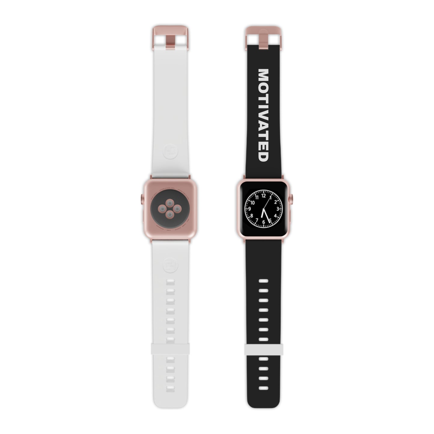Black Motivated Watch Band for Apple Watch