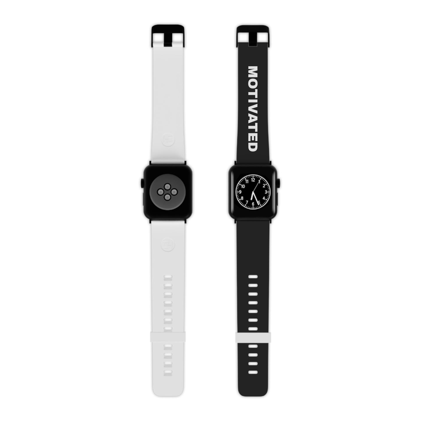 Black Motivated Watch Band for Apple Watch