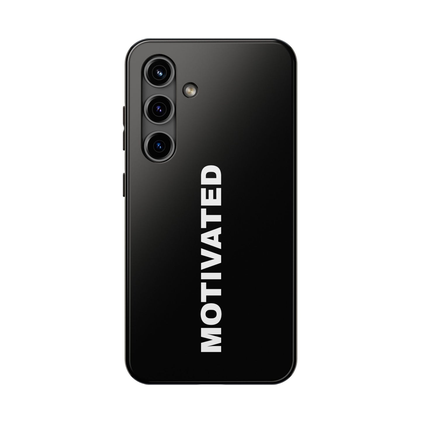 Black Motivated Tough Phone Case